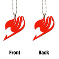 Red Fairy Tail Symbol Ornament Custom Anime Car Accessories - Gearcarcover - 4