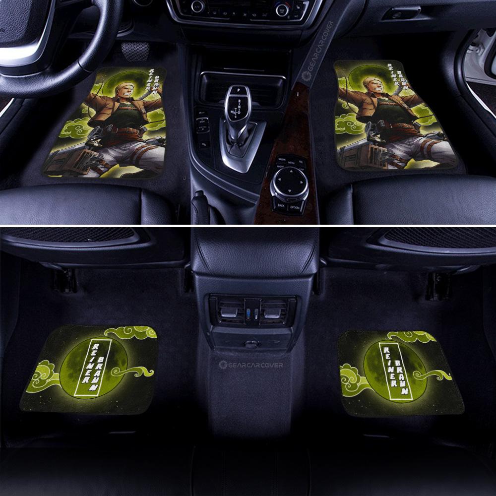 Reiner Braun Car Floor Mats Custom Attack On Titan Anime - Gearcarcover - 3