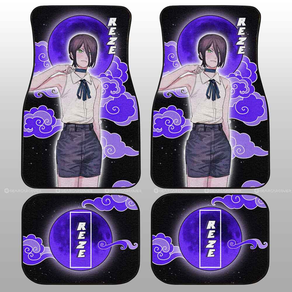 Reze Car Floor Mats Custom Chainsaw Man Anime - Gearcarcover - 2