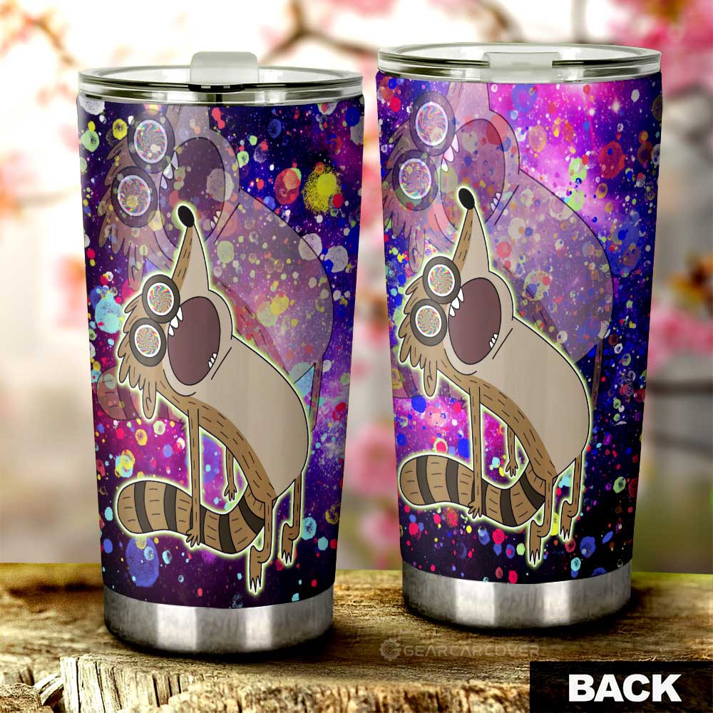 Rigby Tumbler Cup Custom Regular Show Cartoon - Gearcarcover - 3
