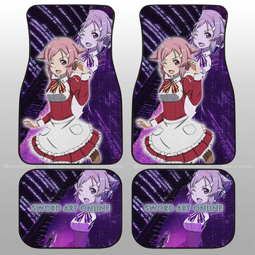 Rika Shinozaki (Lisbeth) Car Floor Mats Custom Sword Art Online Anime - Gearcarcover - 1