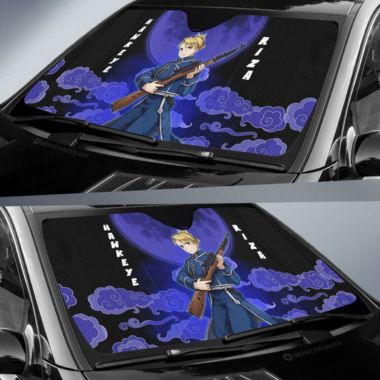 Riza Hawkeye Car Sunshade Custom Fullmetal Alchemist Anime Car Accessories - Gearcarcover - 2