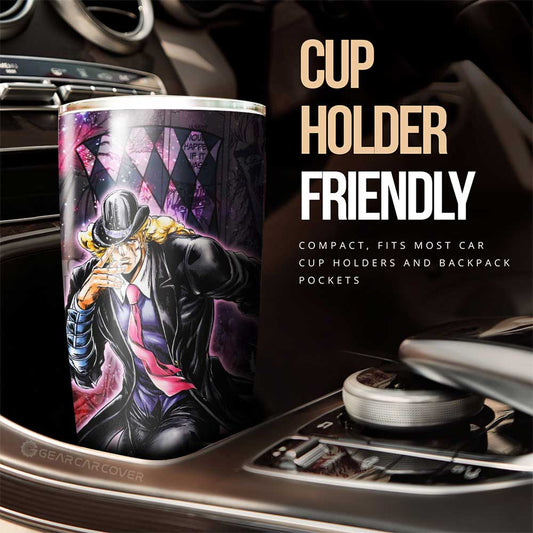 Robert E. O. Speedwagon Tumbler Cup Custom JJBA Anime Car Accessories Galaxy Style - Gearcarcover - 2