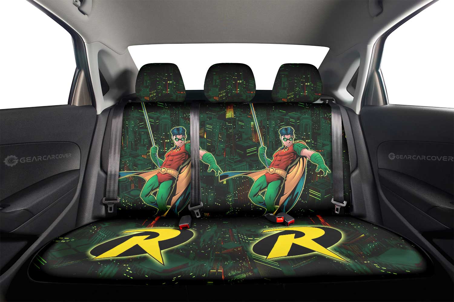 Robin Car Back Seat Cover Custom Car Accessories - Gearcarcover - 2