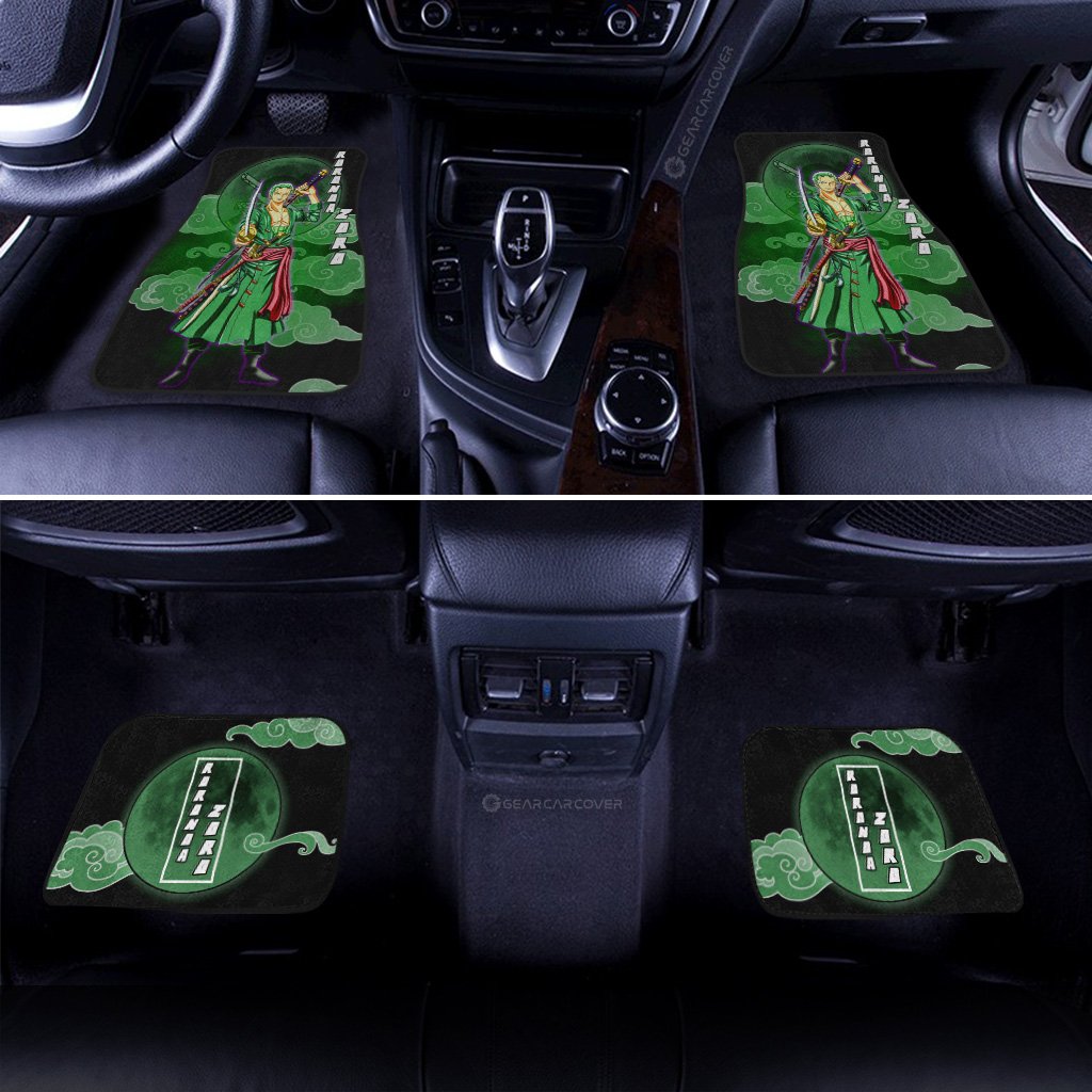 Roronoa Zoro Car Floor Mats Custom Anime One Piece Car Accessories For Anime Fans - Gearcarcover - 3