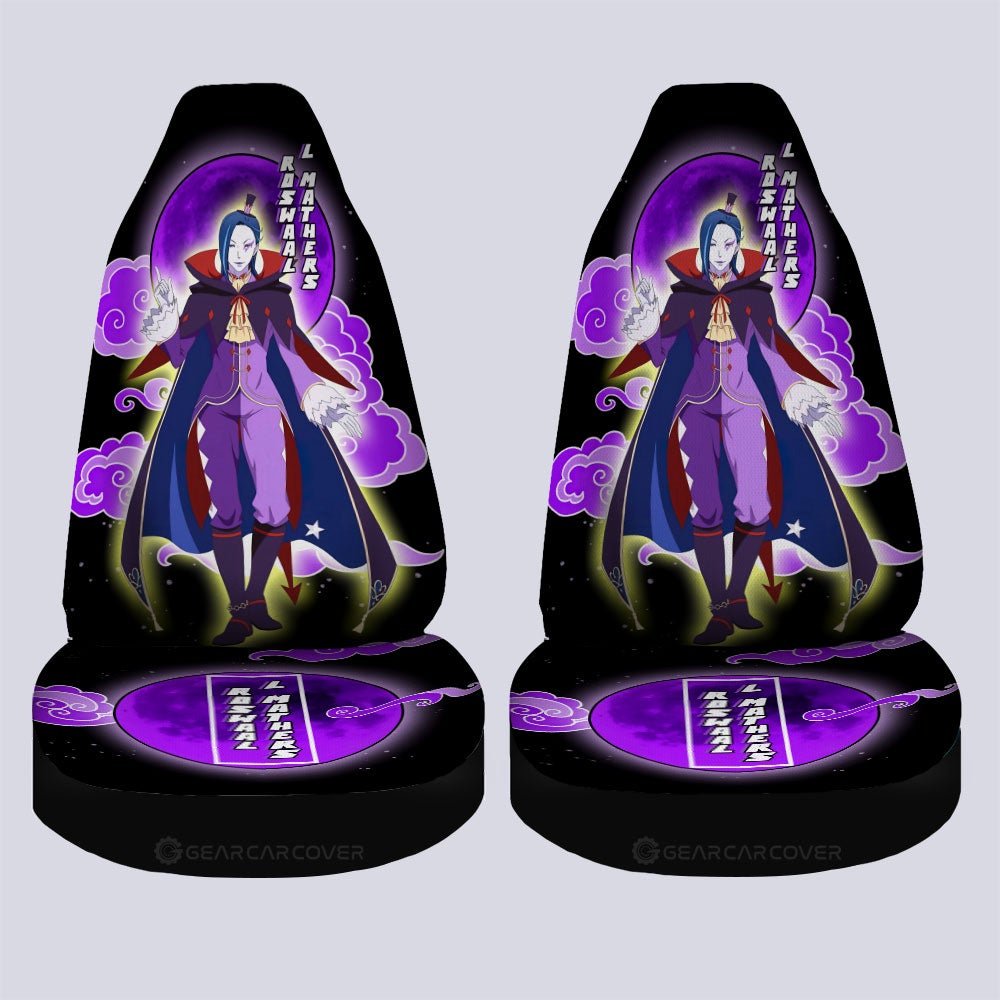 Roswaal L Mathers Car Seat Covers Custom Re:Zero Anime Car Accessoriess - Gearcarcover - 4