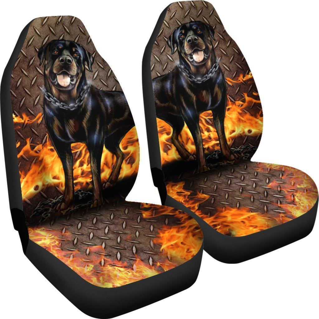 Rottweiler Car Seat Covers Cool Car Accessories For Dog Lovers - Gearcarcover - 4