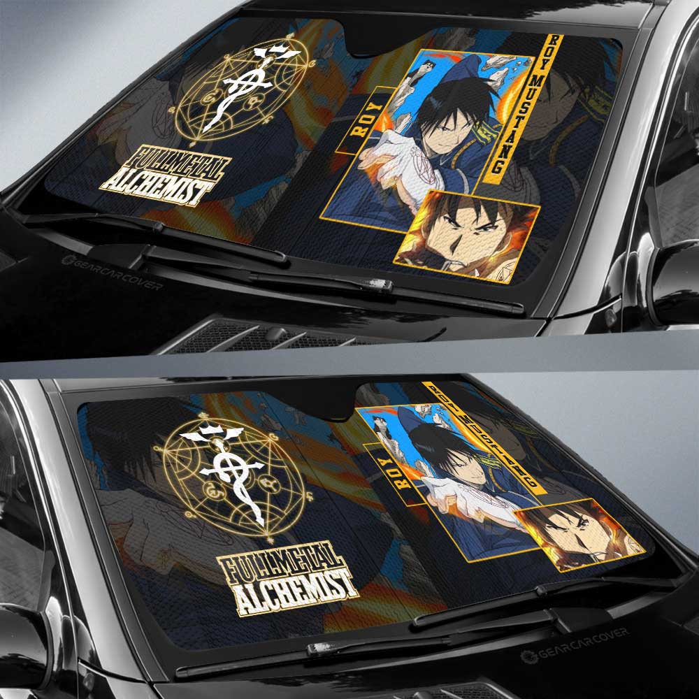 Roy Mustang Car Sunshade Custom Fullmetal Alchemist Anime - Gearcarcover - 2