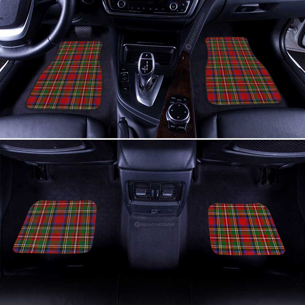 Royal Stewart Car Floor Mats Custom Tartan Car Accessories - Gearcarcover - 2