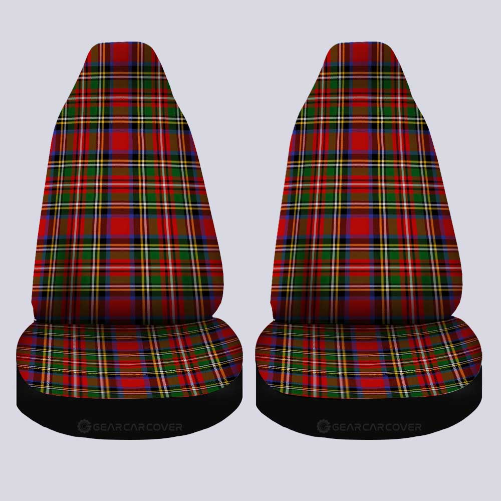 Royal Stewart Car Seat Covers Custom Tartan Car Accessories - Gearcarcover - 2