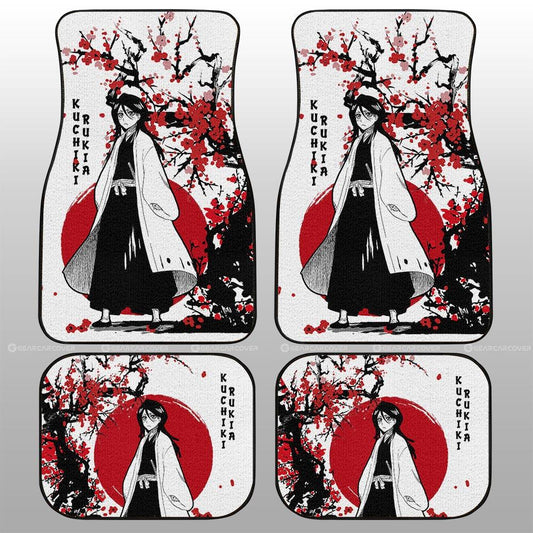 Rukia Kuchiki Car Floor Mats Custom Japan Style Anime Bleach Car Interior Accessories - Gearcarcover - 2