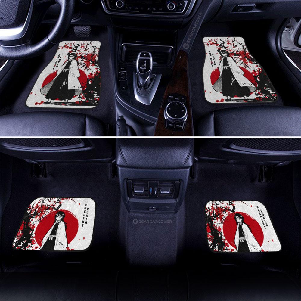 Rukia Kuchiki Car Floor Mats Custom Japan Style Anime Bleach Car Interior Accessories - Gearcarcover - 3