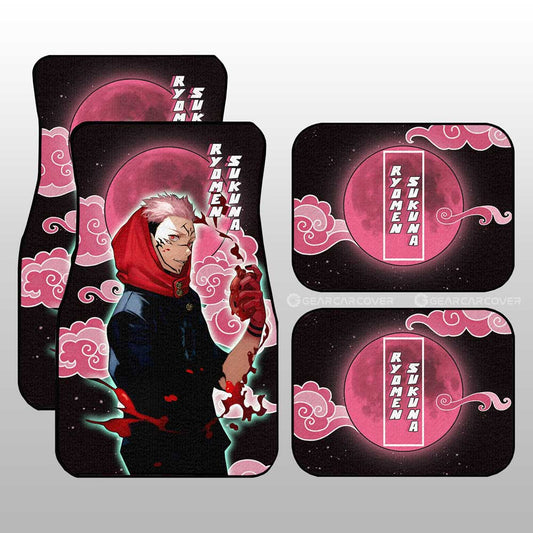 Ryomen Sukuna Car Floor Mats Custom Jujutsu Kaisen Anime - Gearcarcover - 1
