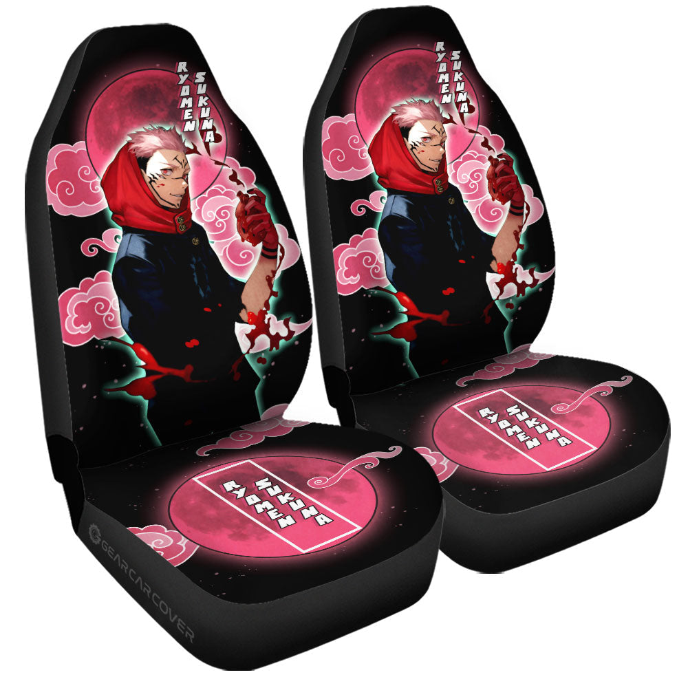 Ryomen Sukuna Car Seat Covers Custom Jujutsu Kaisen Anime - Gearcarcover - 3