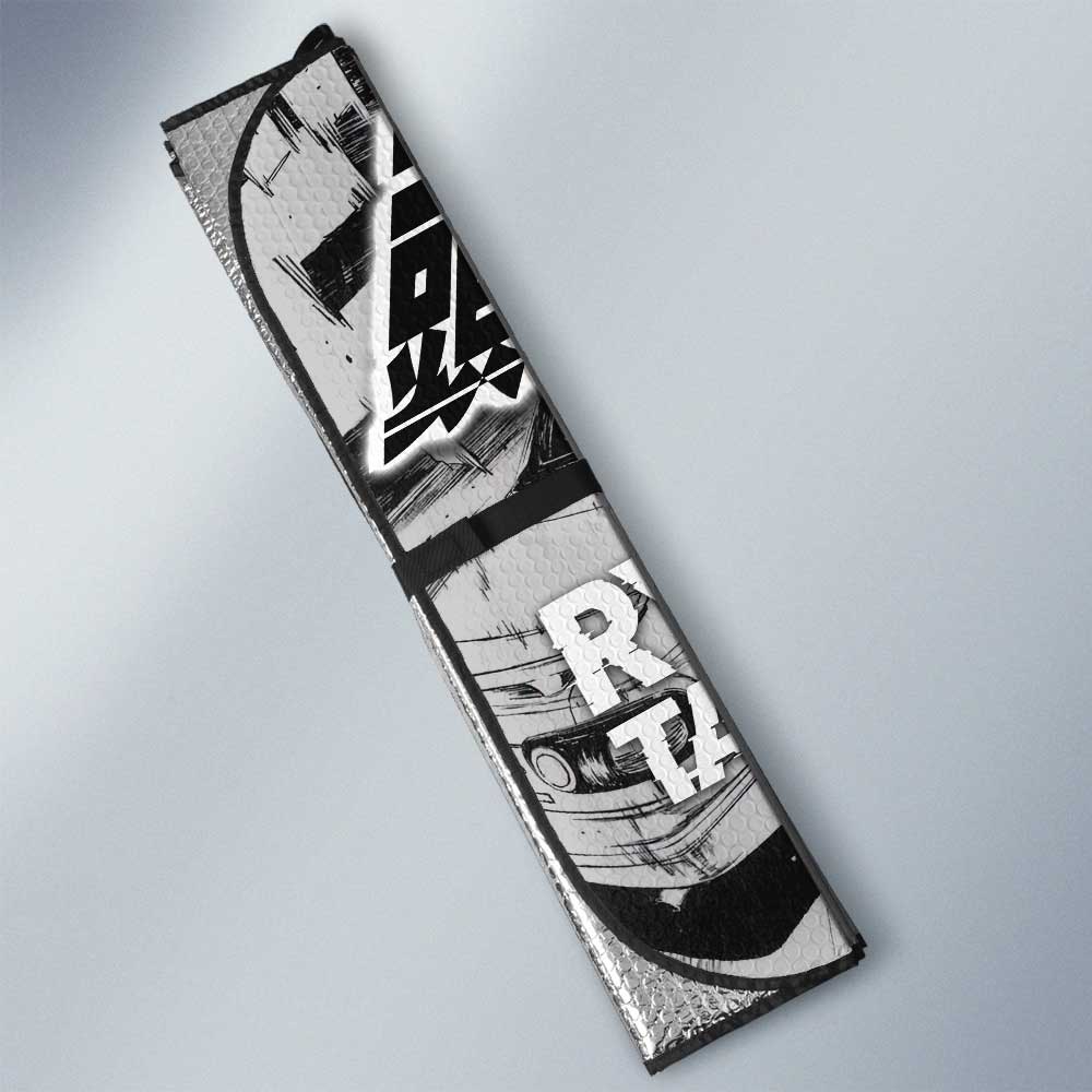 Ryouske Takahashi Car Sunshade Custom Initial D Anime Car Accessories - Gearcarcover - 3