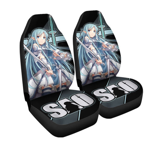 SAO Asuna Seat Covers Custom Sword Art Online Anime Car Accessories - Gearcarcover - 2