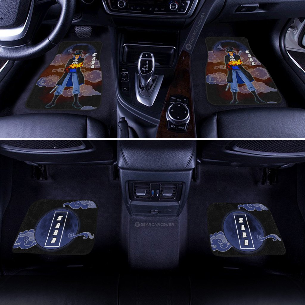 Sabo Car Floor Mats Custom For One Piece Anime Fans - Gearcarcover - 3