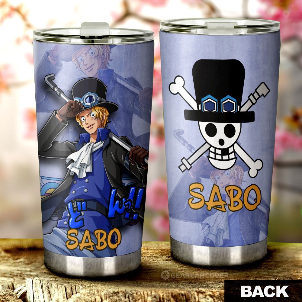 Sabo Tumbler Cup Custom One Piece Anime Car Accessories - Gearcarcover - 3