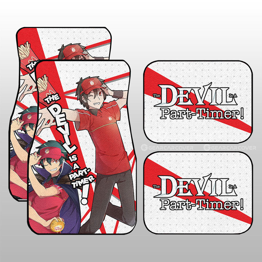 Sadao Maou Car Floor Mats Custom The Devil Is a Part Timer Anime Car Accessories - Gearcarcover - 3