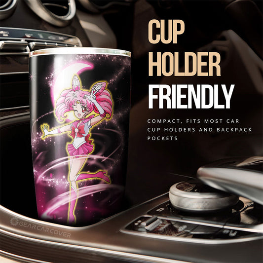 Sailor Chibi Moon Tumbler Cup Custom Sailor Moon Anime Car Interior Accessories - Gearcarcover - 2
