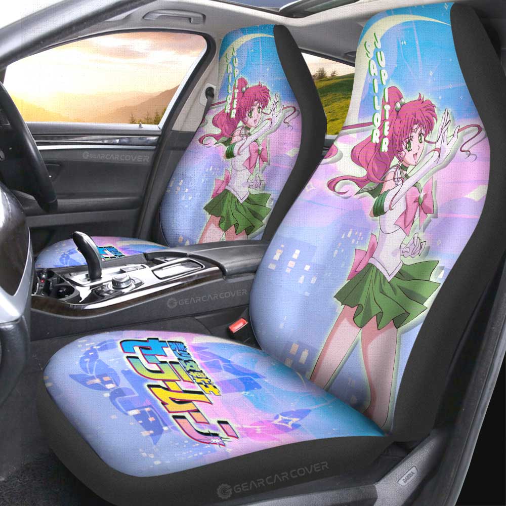 Sailor Jupiter Car Seat Covers Custom Sailor Moon Anime For Car Decoration - Gearcarcover - 2