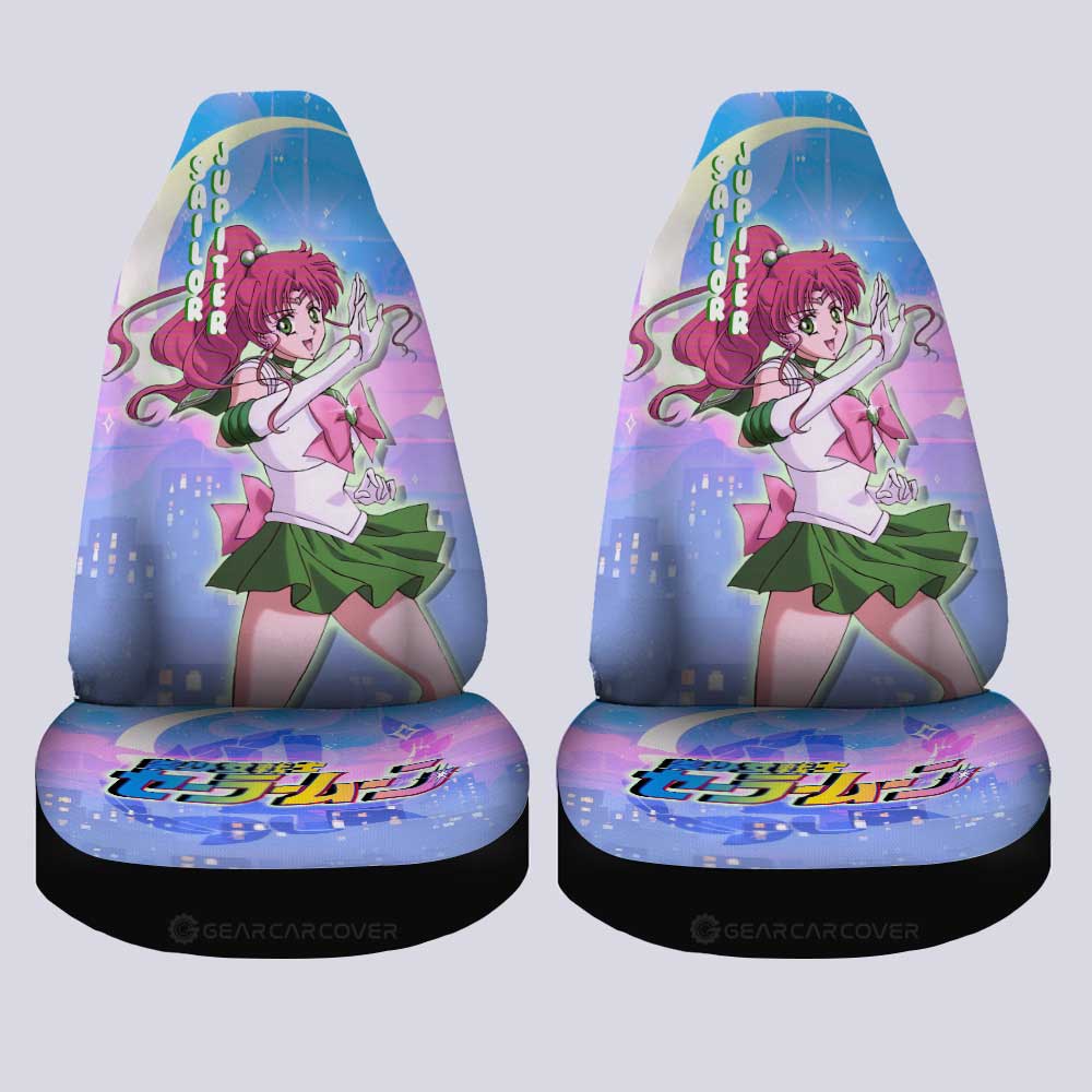 Sailor Jupiter Car Seat Covers Custom Sailor Moon Anime For Car Decoration - Gearcarcover - 3