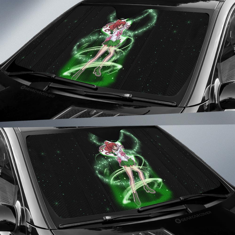 Sailor Jupiter Car Sunshade Custom Sailor Moon Anime Car Interior Accessories - Gearcarcover - 3