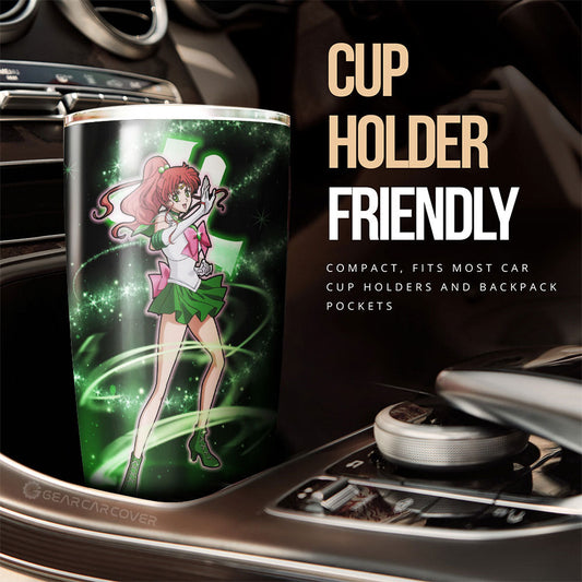 Sailor Jupiter Tumbler Cup Custom Sailor Moon Anime Car Interior Accessories - Gearcarcover - 2