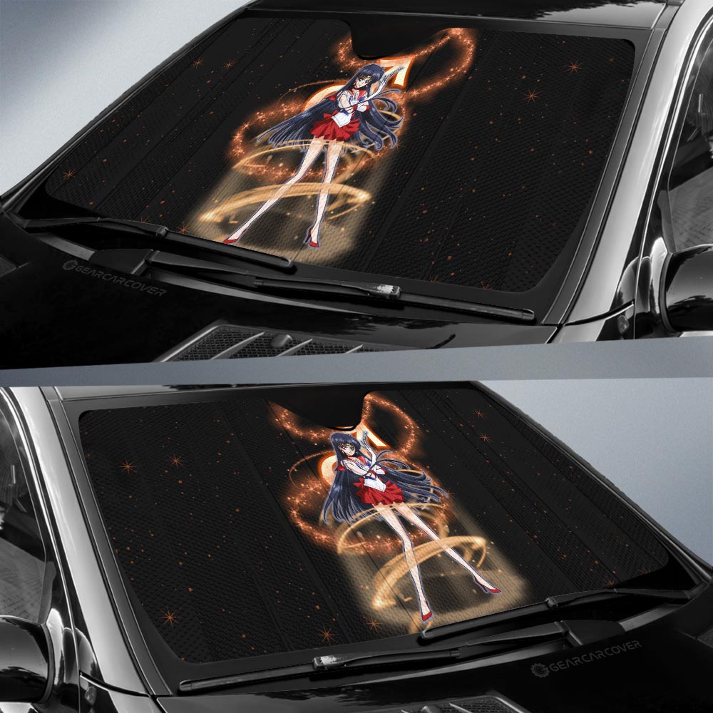 Sailor Mars Car Sunshade Custom Sailor Moon Anime Car Interior Accessories - Gearcarcover - 3