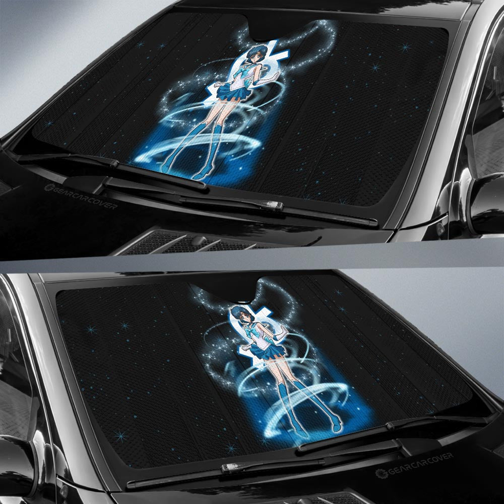 Sailor Mercury Car Sunshade Custom Sailor Moon Anime Car Interior Accessories - Gearcarcover - 3