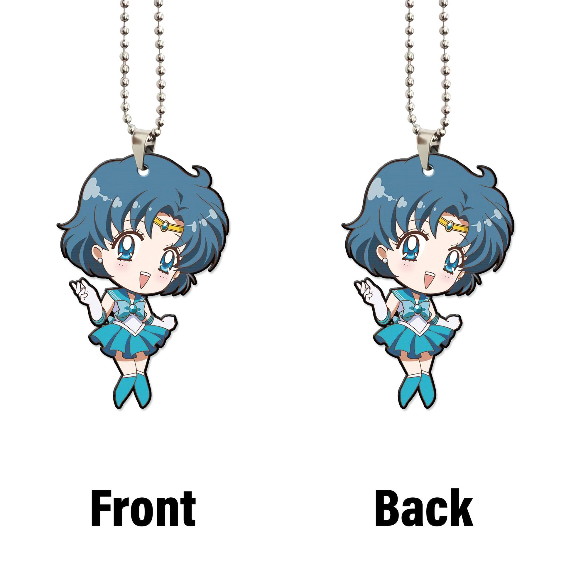 Sailor Mercury Ornament Custom Anime Sailor Moon Car Accessories - Gearcarcover - 4