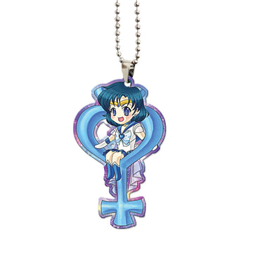 Sailor Mercury Symbol Ornament Custom Sailor Moon Anime Car Interior Accessories - Gearcarcover - 1