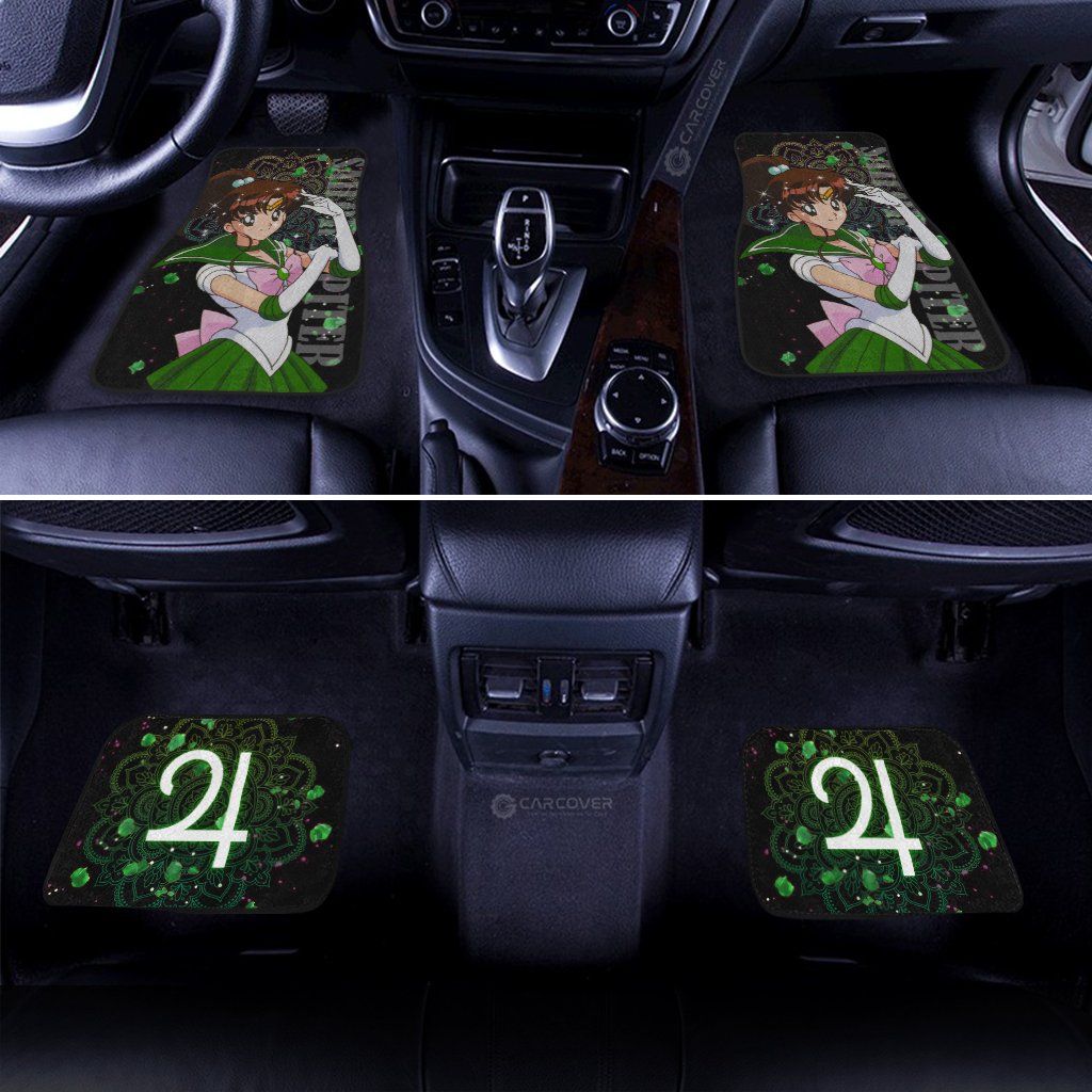 Sailor Moon Car Floor Mats Custom Anime Sailor Jupiter Car Accessories - Gearcarcover - 3
