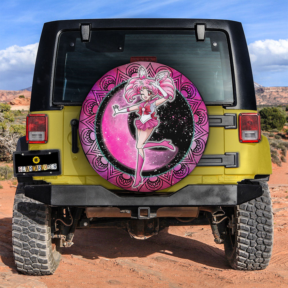 Sailor Moon Sailor Chibi Moon Spare Tire Covers Custom - Gearcarcover - 2