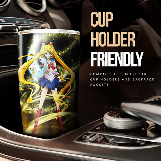 Sailor Moon Tumbler Cup Custom Sailor Moon Anime Car Interior Accessories - Gearcarcover - 2