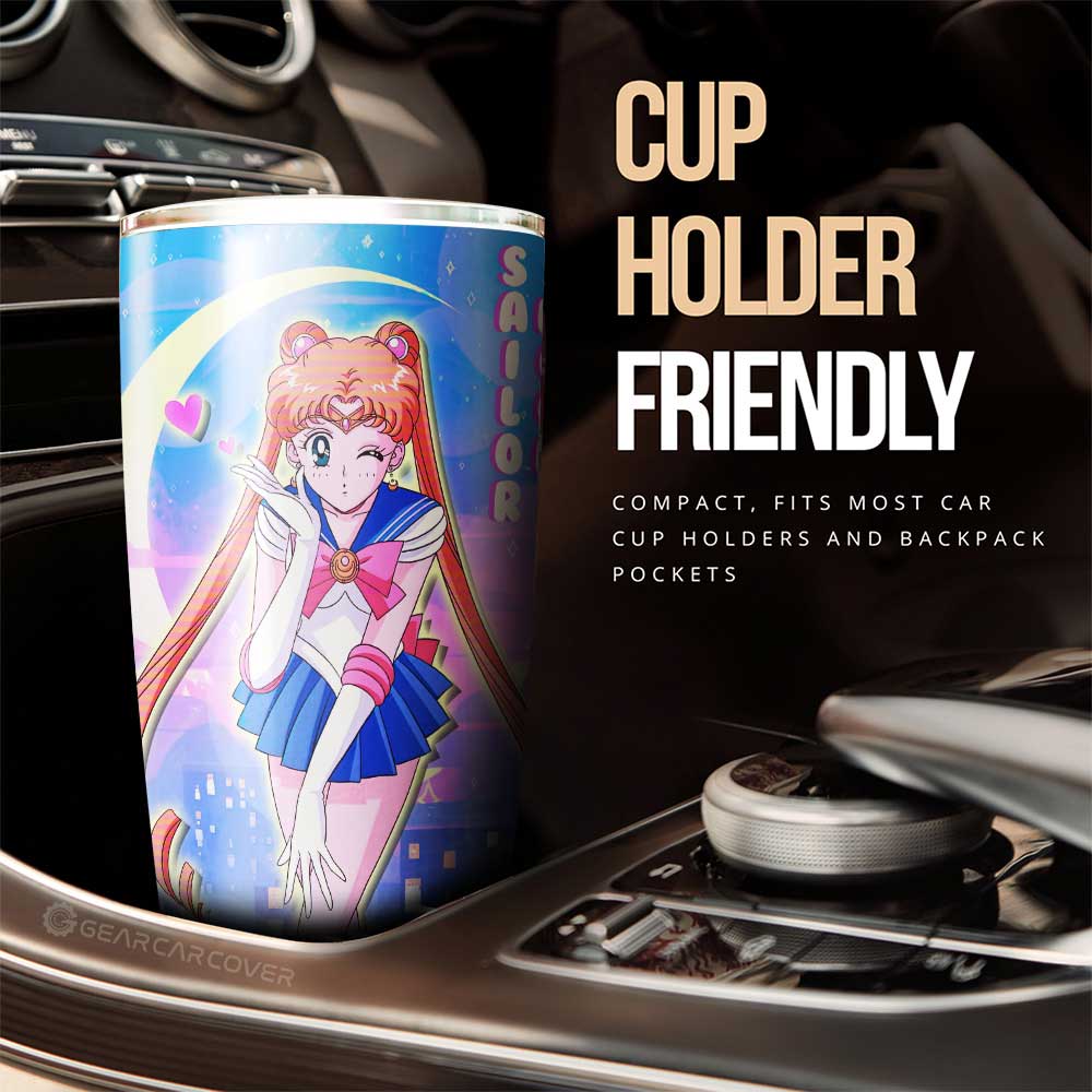 Sailor Moon Tumbler Cup Custom Sailor Moon Anime For Car Decoration - Gearcarcover - 2