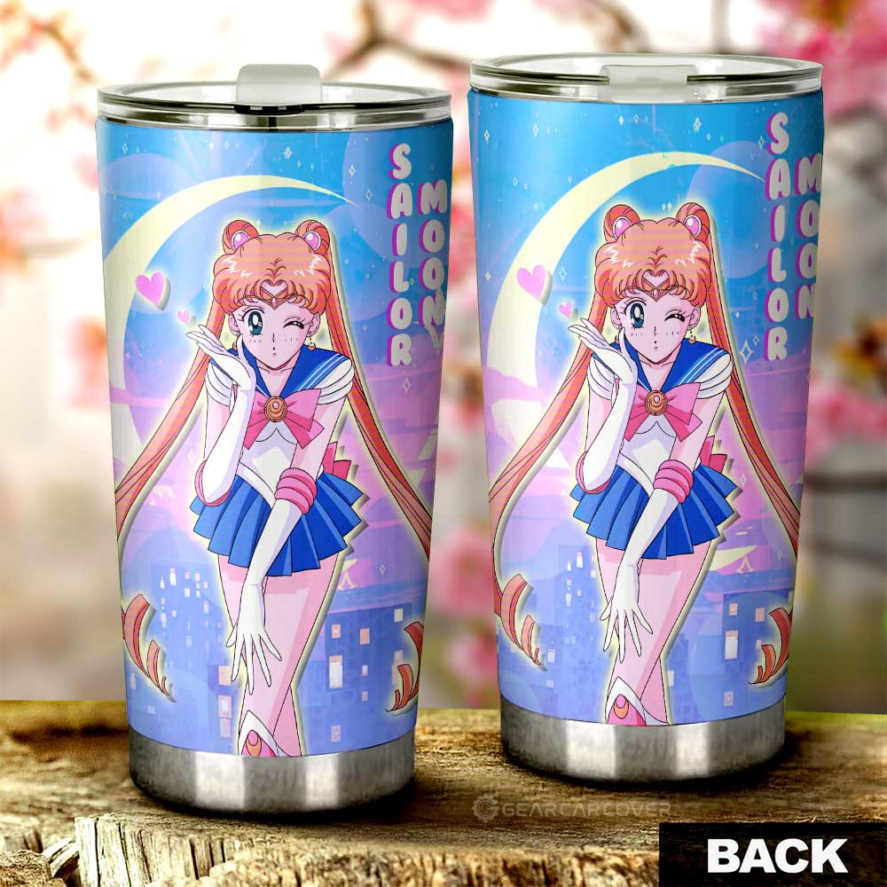 Sailor Moon Tumbler Cup Custom Sailor Moon Anime For Car Decoration - Gearcarcover - 3