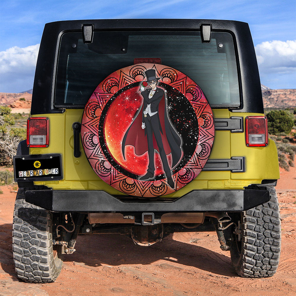 Sailor Moon Tuxedo Mask Spare Tire Covers Custom - Gearcarcover - 2