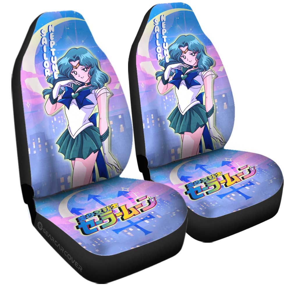 Sailor Neptune Car Seat Covers Custom Sailor Moon Anime For Car Decoration - Gearcarcover - 3