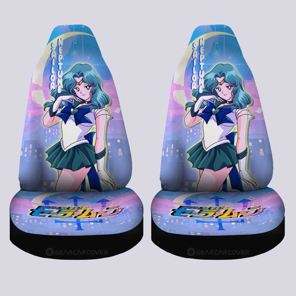 Sailor Neptune Car Seat Covers Custom Sailor Moon Anime For Car Decoration - Gearcarcover - 4
