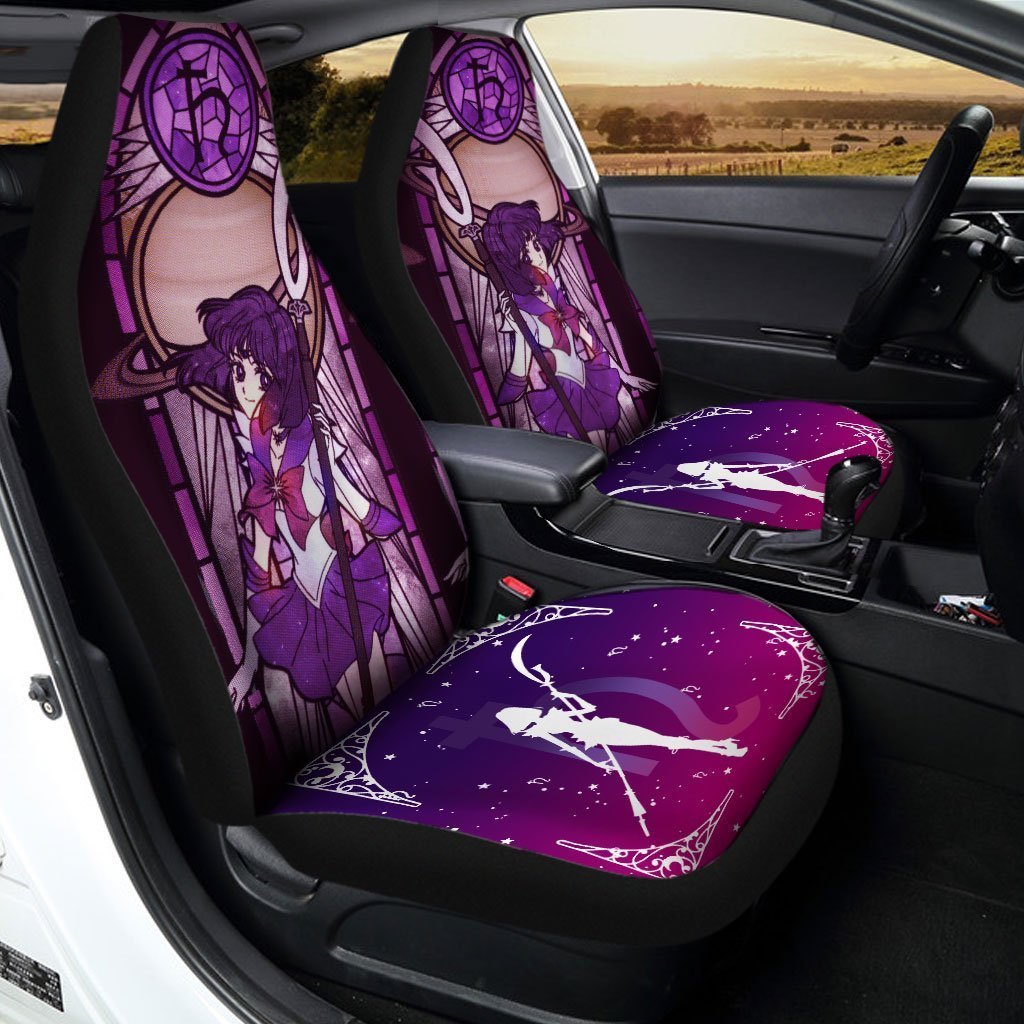 Sailor Saturn Car Seat Covers Custom Sailor Moon Anime Car Accessories - Gearcarcover - 2