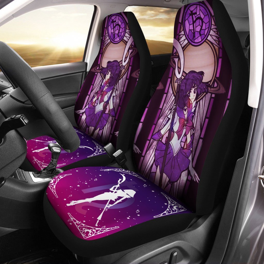 Sailor Saturn Car Seat Covers Custom Sailor Moon Anime Car Accessories - Gearcarcover - 1