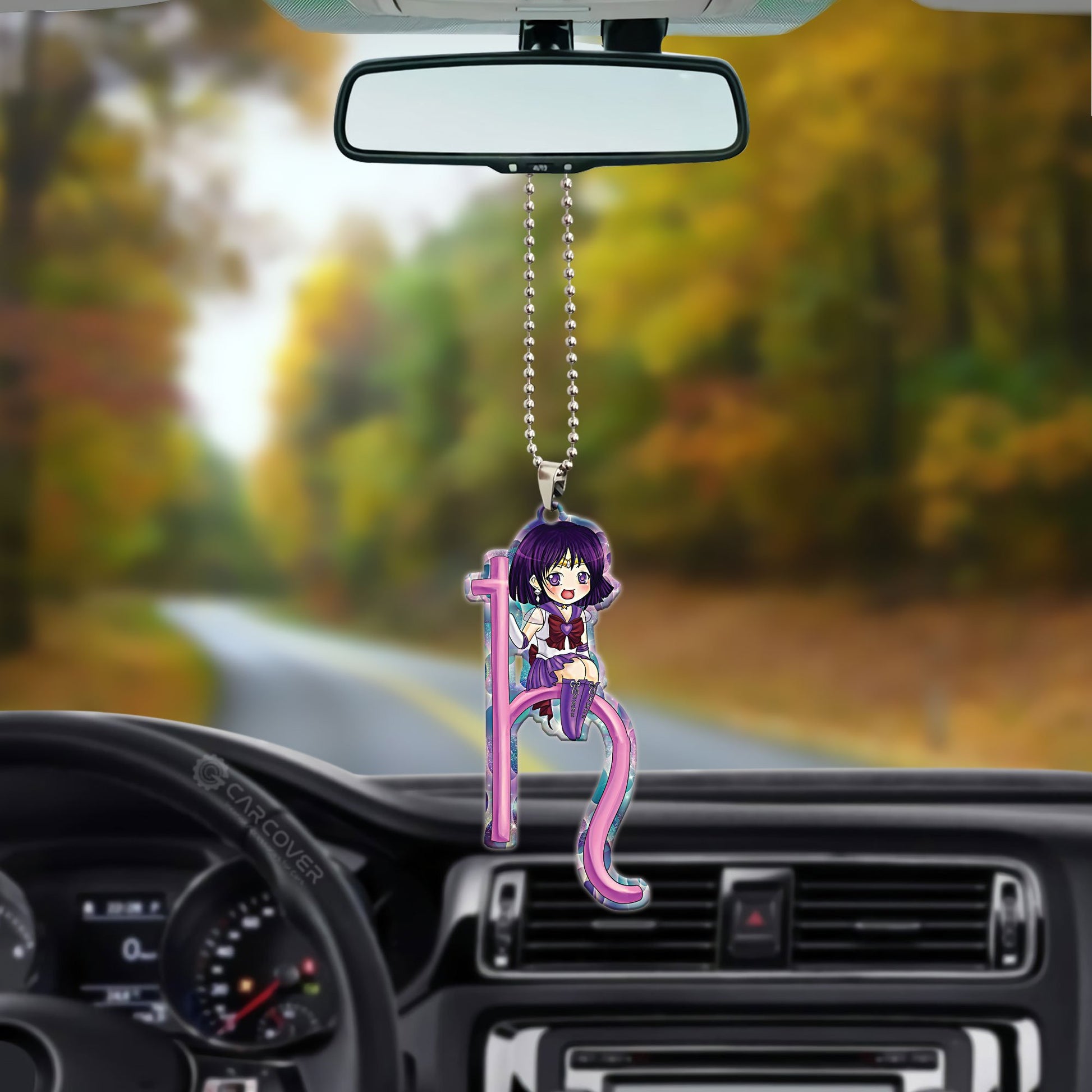 Sailor Saturn Symbol Ornament Custom Sailor Moon Anime Car Interior Accessories - Gearcarcover - 3