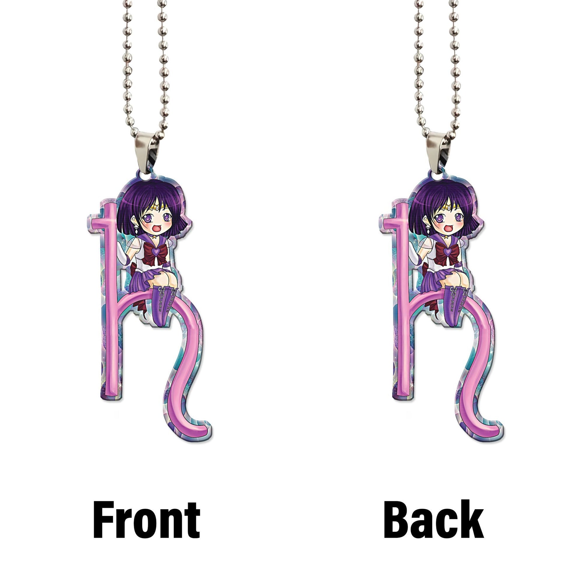 Sailor Saturn Symbol Ornament Custom Sailor Moon Anime Car Interior Accessories - Gearcarcover - 4