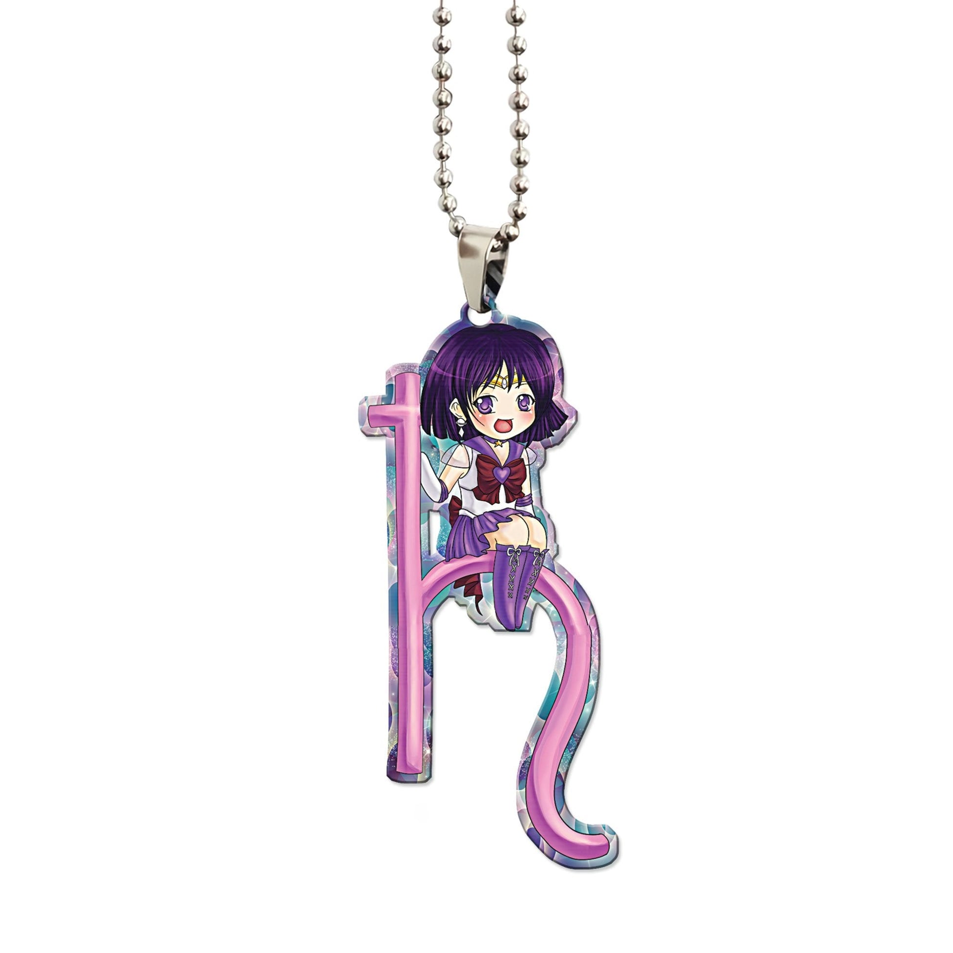 Sailor Saturn Symbol Ornament Custom Sailor Moon Anime Car Interior Accessories - Gearcarcover - 1