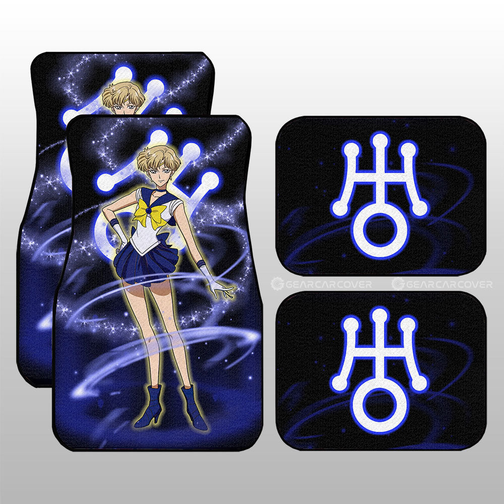 Sailor Uranus Car Floor Mats Custom Sailor Moon Anime Car Accessories - Gearcarcover - 3