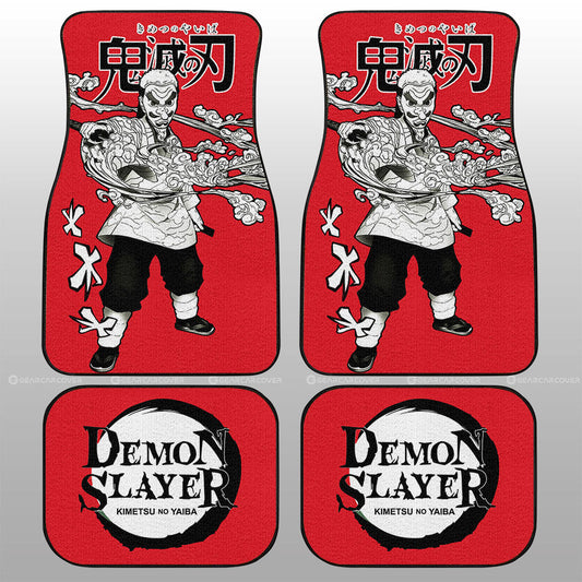 Sakonji Urokodaki Car Floor Mats Custom Demon Slayer Anime Car Accessories Manga Style For Fans - Gearcarcover - 2