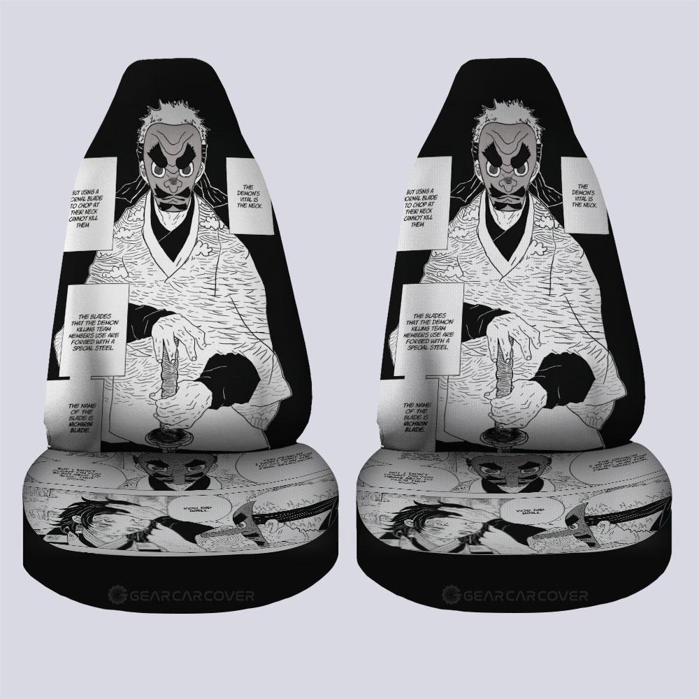 Sakonji Urokodaki Car Seat Covers Custom Kimetsu No Yaiba Manga Car Accessories - Gearcarcover - 4