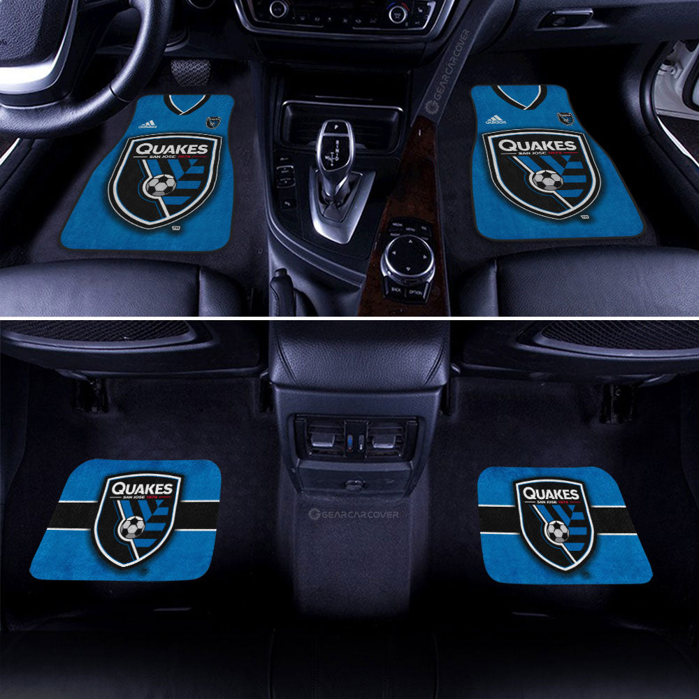 San Jose Earthquakes Car Floor Mats Custom Car Accessories For Fans - Gearcarcover - 2