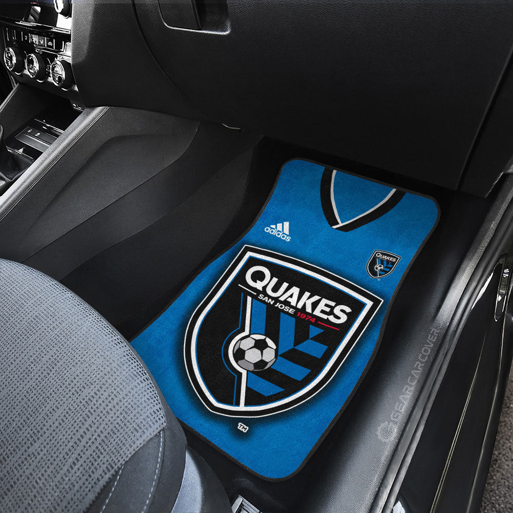 San Jose Earthquakes Car Floor Mats Custom Car Accessories For Fans - Gearcarcover - 3